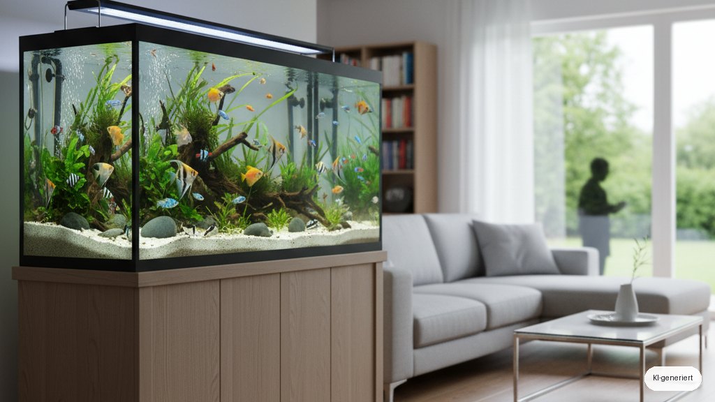 Aquarium Versicherung: Haftpflicht- & Hausratschutz (KI-generiertes Symbolbild)